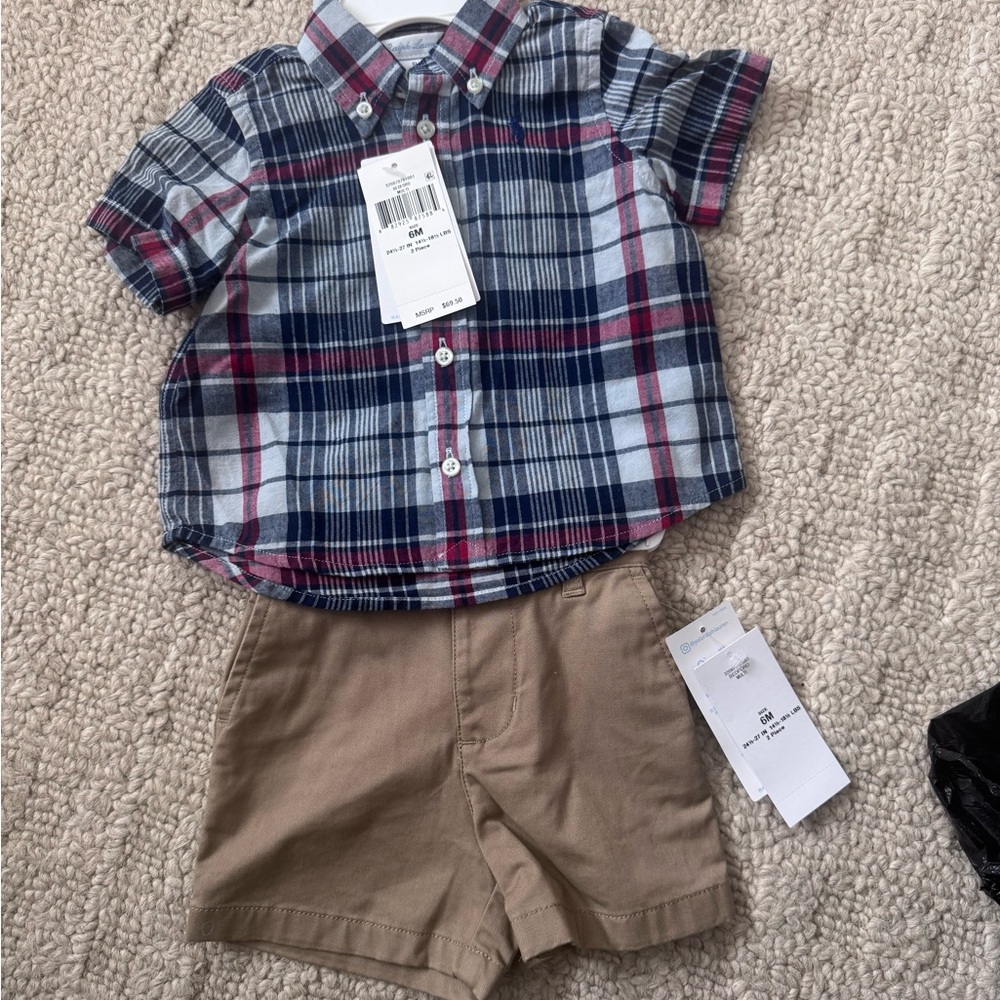 Ralph Lauren baby boy summer outfit